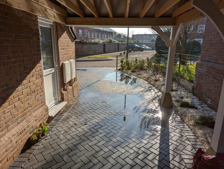 Block paved driveway laid by Turners